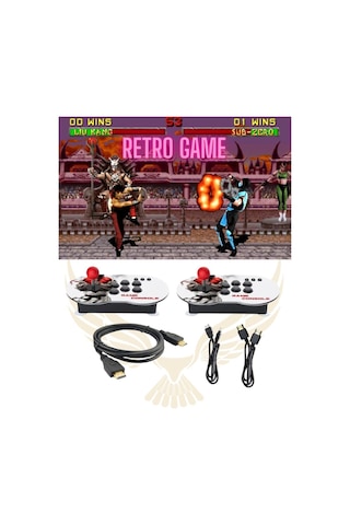 Leons Joystic Led Işıklı Oyun Konsolu Kablolu Hd Mini Konsol Kristal Topuz Game Console Leons Joystic Led Işıklı Oyun Konsolu Kablolu Hd Mini Konsol Kristal Topuz Game Console