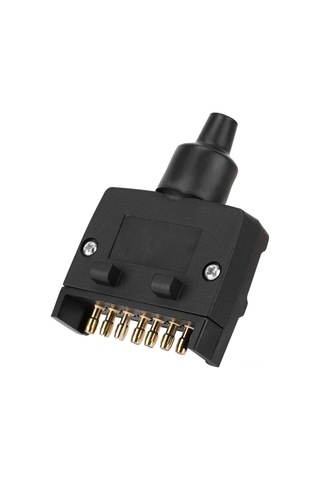 Yaozixa Avustralya Standartı 7-pin Düz Erkek Treyler Plug, Araç Lambaları Bağlantısı, Korozyona Dayanıklı, Abs Malzeme, Kolay Kurulum