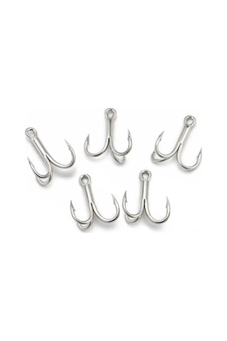 Üçlü İğne - Nikel Üçlü Kanca - Fishack 3210 - 5 Adet - No: 1/0