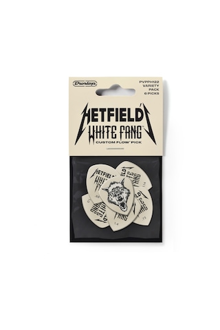 Jim Dunlop Pvpph122 Hetfield Gitar Penası White Fang Custom 6'lı Paket Pena