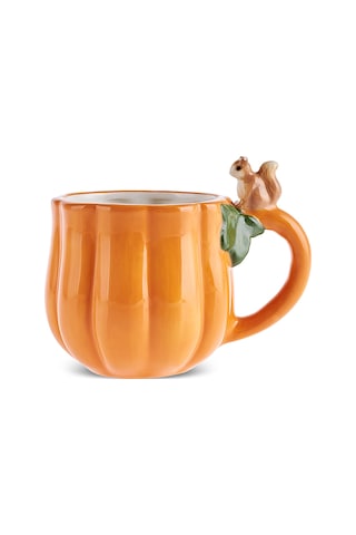 Karaca Cozy Bal Kabağı Sincap Kupa 320 Ml Çok Renkli