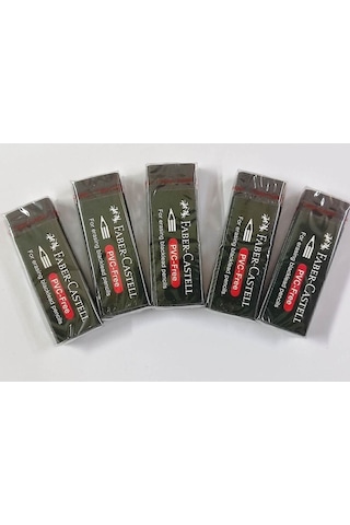 Faber Castell Silgi-faber-castell Büyük Boy Siyah Silgi-5 Adet