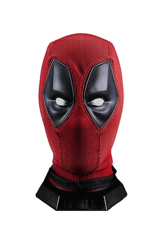 Jl Deadpool Maske Cosplay Kostüm Naylon Başlık Örme Pamuk Örgü