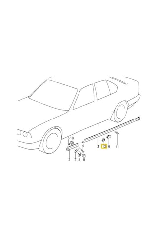 BMW E30 E34 M5 Klips Çıta 51711959929 HSK0243