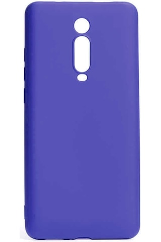 Noktaks - Xiaomi Uyumlu Xiaomi Mi 9t - Kılıf Mat Soft Premier Silikon Kapak - Saks Mavi T8885 Saks Mavi