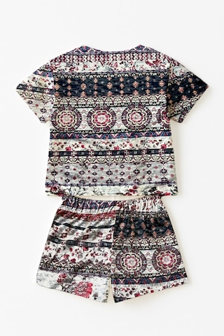 Luess Kız Çocuk Vintagedreams %100 Pamuk Şortlu Takım 3-4 Yaş - 8-9 Yaş Eflatun