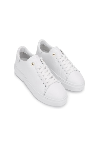 Tamer Tanca Kadın Hakiki Deri Beyaz Sneakers & Spor Ayakkabı 1145 Z-2501 Bn Ayk Y26 Beyaz Fltr