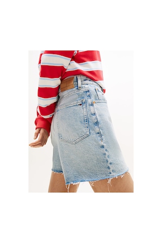 Tommy Hilfiger Kadın Mom Şort-16314 Açık Mavi