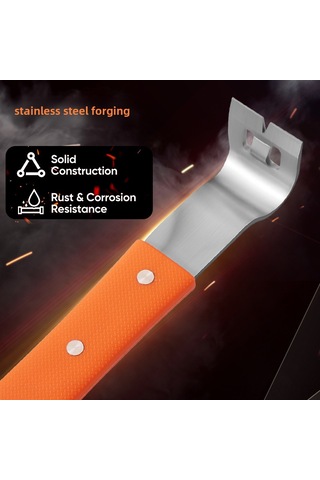 Kosona Çelik Palet Çekici, Kauçuk Kaymaz Korku Kolu, Çivi Çekici, Ahşap İşleri Ve Tadilatlar İçin Çok Fonksiyonlu Scraper Mavi