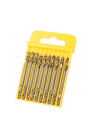 Kangvka 10 Adet M35 Hss Kobalt İçeren 1/8" Çift Uçlu Matkap Ucu Seti 48mm Uzunluk, Saklama Kutusu İçerir