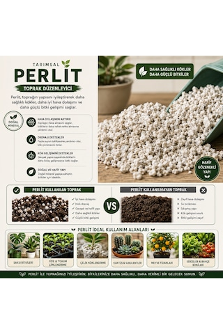 Boncuk Tarımsal Perlit 20 Litre Toprak Havalandırıcı Ve Drenaj Perliti Diğer