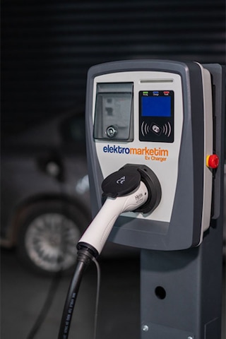 Elektromarketim Emev 22kw Elektrikli Araç Şarj İstasyonu 22 kw