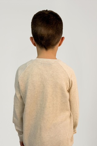 Alexandergardı Çocuk Pamuklu Triko Kazak C21-18937 Bej