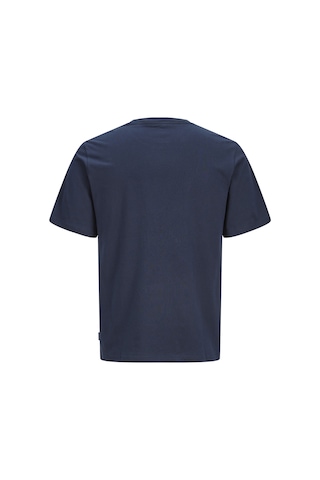Jack & Jones Erkek Gögüs Baskili Regular Fit Bisiklet Yaka Tisört - Kyle - 12298462 Lacivert
