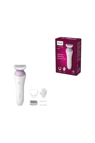Philips BRL136/00 Lady Shaver Series 6000 4 Aksesuarlı Kablosuz Islak ve Kuru Tıraş Makinesi