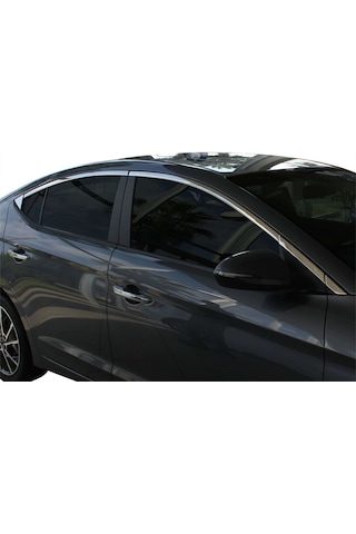 Hyundai Elantra 6 Cam Üst Çıtası 10 Prç Krom 2016 ve Sonrası
