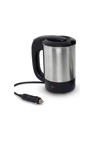 Yek Outdoor 12v Araç İçi Su Isıtıcı Kettle 500 Ml Paslanmaz Çelik