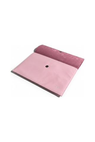 Pudra Rugan Ledcase 13.3 14 Laptop Evrak Çantası 36 24 Cm Şık & Dayanıklı Pudra Pudra