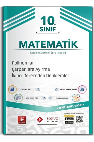 Sonuç Yayınları 10. Sınıf Matematik Modüler Set Sonuç Yayınları