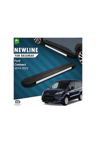 S-dizayn Ford Connect 2 Newline Aluminyum Yan Basamak 183 Cm 2014-2023 A+ Kalite