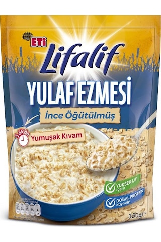 Eti Lifalif İnce Öğütülmüş Yulaf Ezmesi 2 x 350 G