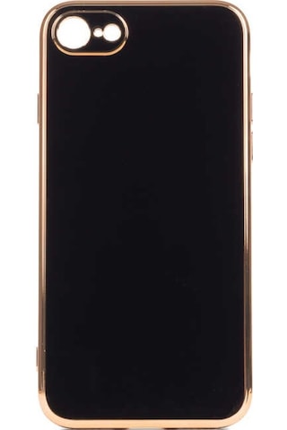 Apple Uyumlu iPhone Se 2020 Kılıf Zore Bark Kenarları Altın Renk Kılıf