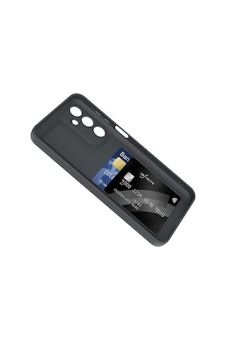 Nihcase Samsung Uyumlu Galaxy A16 Kılıf 2 Ad Gizli Kart Bölmeli Vitra Kapak