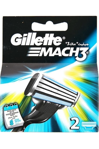 Gillette Mach3 Yedek Bıçak 2'li