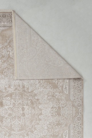Hoom Rugs Natural 1713 Kahverengi Klasik Salon Halısı Kahve Krem
