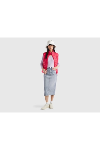 United Colors Of Benetton Kadın Yelek 2v7edj003 Fuşya