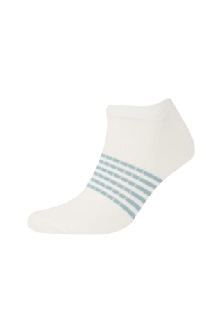 Defacto Erkek 3lü Pamuklu Patik Çorap D9947axnswt1 Beyaz