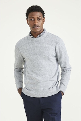 Dockers Minimalist Erkek Sweatshirt - Uzun Kol - Regular Fit - Günlük Gri