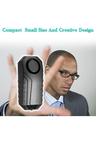 Mufunye Bisiklet/ Elektrikli Üç Tekerlekli Bisiklet/ Kapı/ Pencere Titreşim Alarmı Akıllı Hırsızlık Önleme A