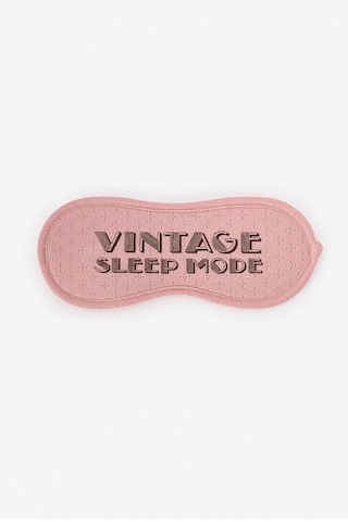 Penti Pembe Sleep Mode Slogan Desenli Uyku Gözlüğü Pembe