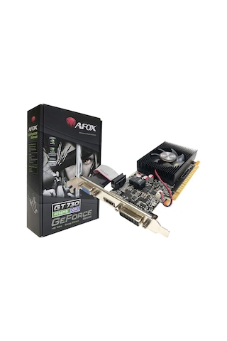 Afox NVIDIA GeForce GT730 AF730-4096D3L5 4 GB DDR3L 128 Bit Ekran Kartı