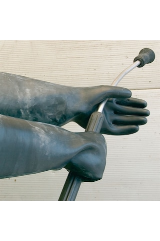 Kumlama Eldiveni, Uzun, Satin Sert Latex | Juba 5611/60 10-Xl