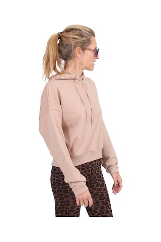 Inguz Kapüşonlu Hoodie Bej