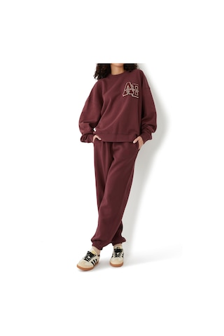 Anine Bing Kadın Jogger Pantolon Burgundy