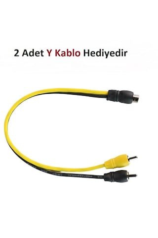 Germistone Amfi Kablo Seti 8ga Pro Kit Oto Ses Sistemi Tesisat Seti 2 Adet Y Kablo