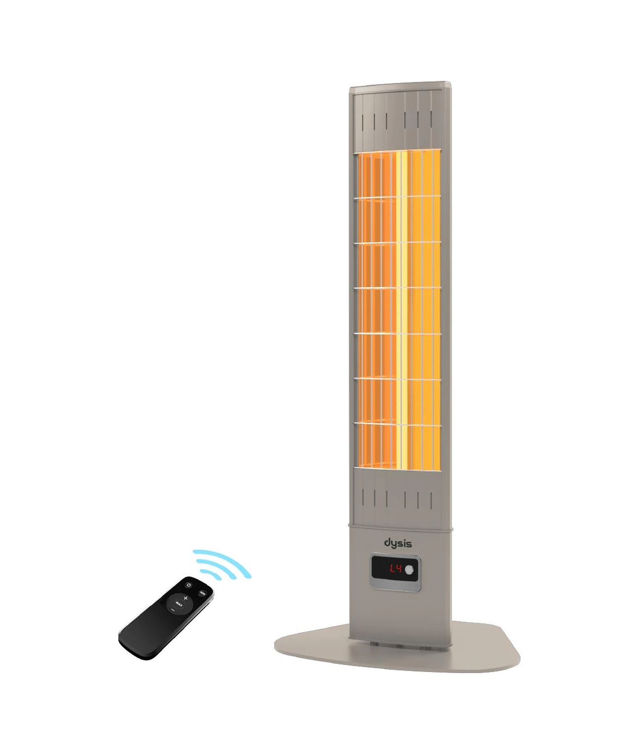 Simfer Ssx2351odre Single X Karbon Serisi Ip65 Suya-toza Dayanıklı 2300 W Bej Uzaktan Kumandalı İç/dış Mekan Isıtıcı