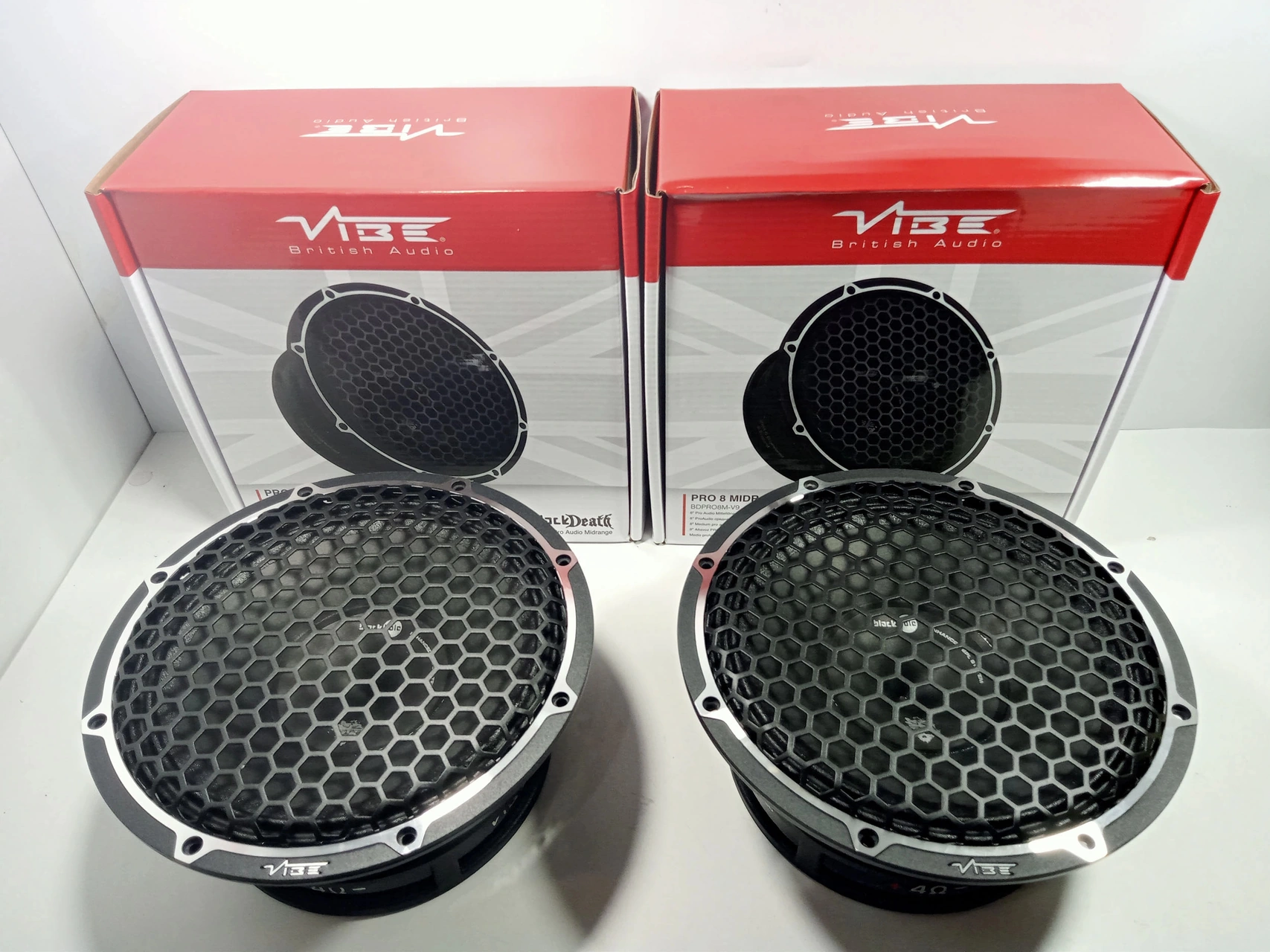 Vibe 20cm Midrange - Vıbe Ölüm Serisi 675w 225rms Midrange 20cm - Vıbe Bdpro8m-v9 Blackdeath Midrang