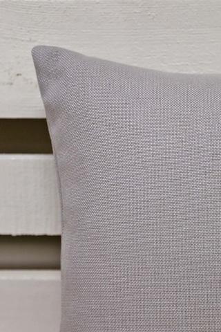 Melodie Keten Kırlent Kılıfı Açık Gri 50X50 Cm