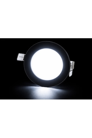 3 Adet Cata Ct 5125 Sıva Altı 6w Siyah Kasa Led Spot 6400k Beyaz Işık Beyaz