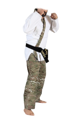 Dosmai Astarlı Profesyonel Jijutsu Elbisesi Kuşaksız Yeşil Sb102 Yeşil