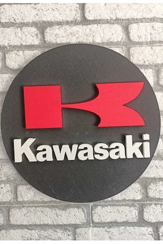 Kawasaki Logo 50x50 Kawasaki Motor Logosu 3d Kawasaki Logo Strafor Logo 50 x 50