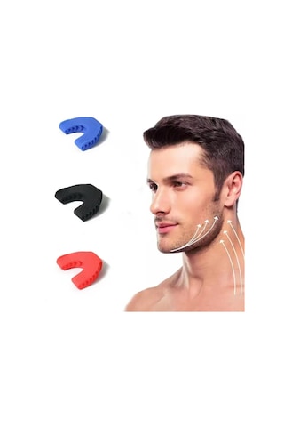 Başlangıç-orta-zor Jawline Face Yoga Çene Kası Egzersiz Topu 3'lü Set