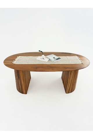 Çubuk Ayak Verona Model Oval Masa