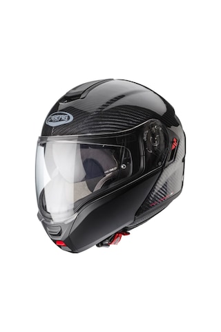 Caberg Levo X Carbon Güneş Vizörlü Çene Açılır Motorcu Kask Siyah