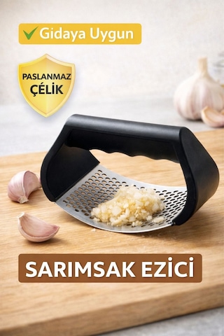 Paslanmaz Çelik Sarımsak Ezici Ergonomik Sarımsak Ezme Aparatı Diğer