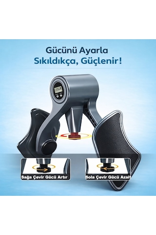Triline Sayaçlı Dijital Kegel Egzersiz Spor Aleti Erkekler Ve Kadınlar İçin Pelvik Bacak Egzersiz Güçlendirme Siyah